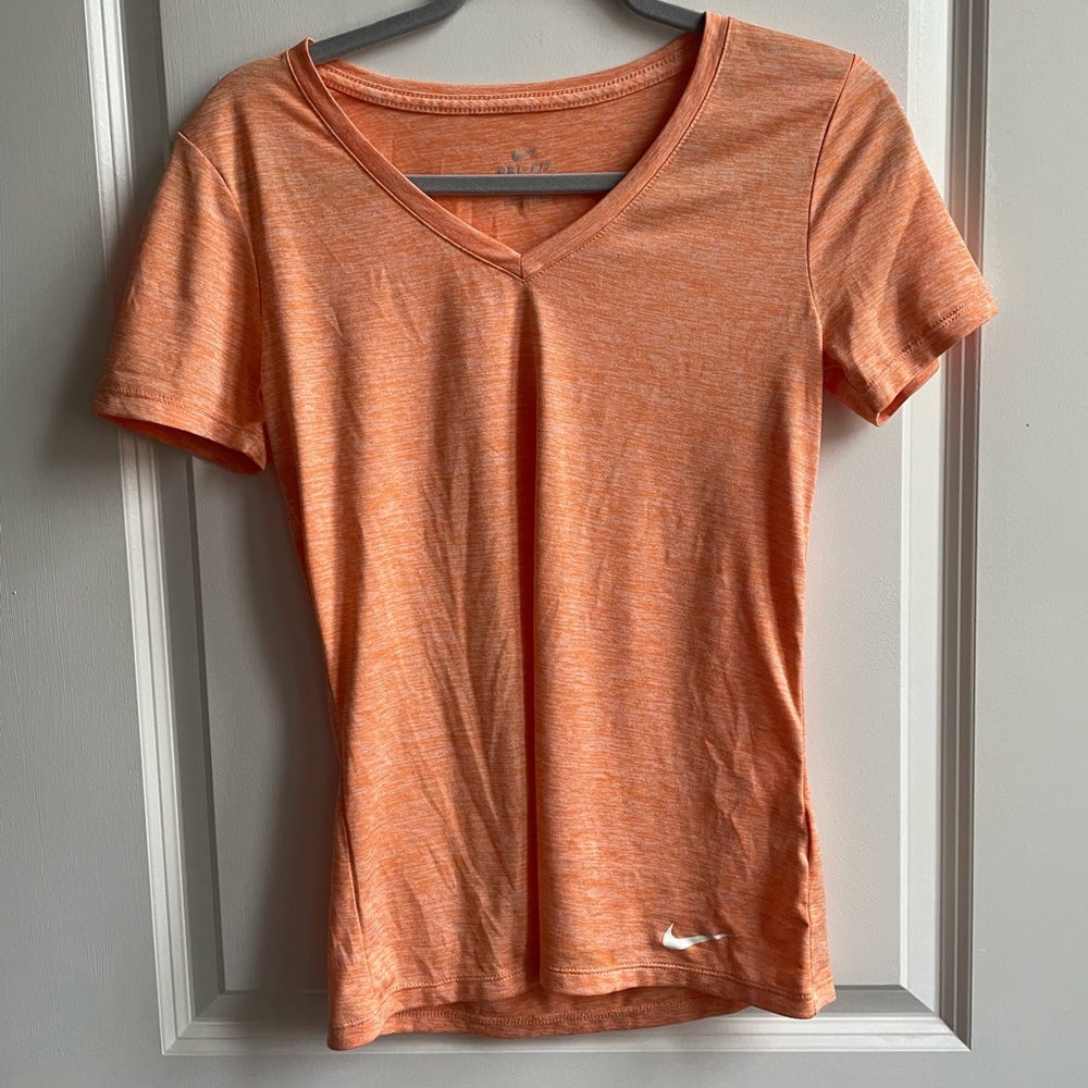Neon Orange Nike Athletic Top